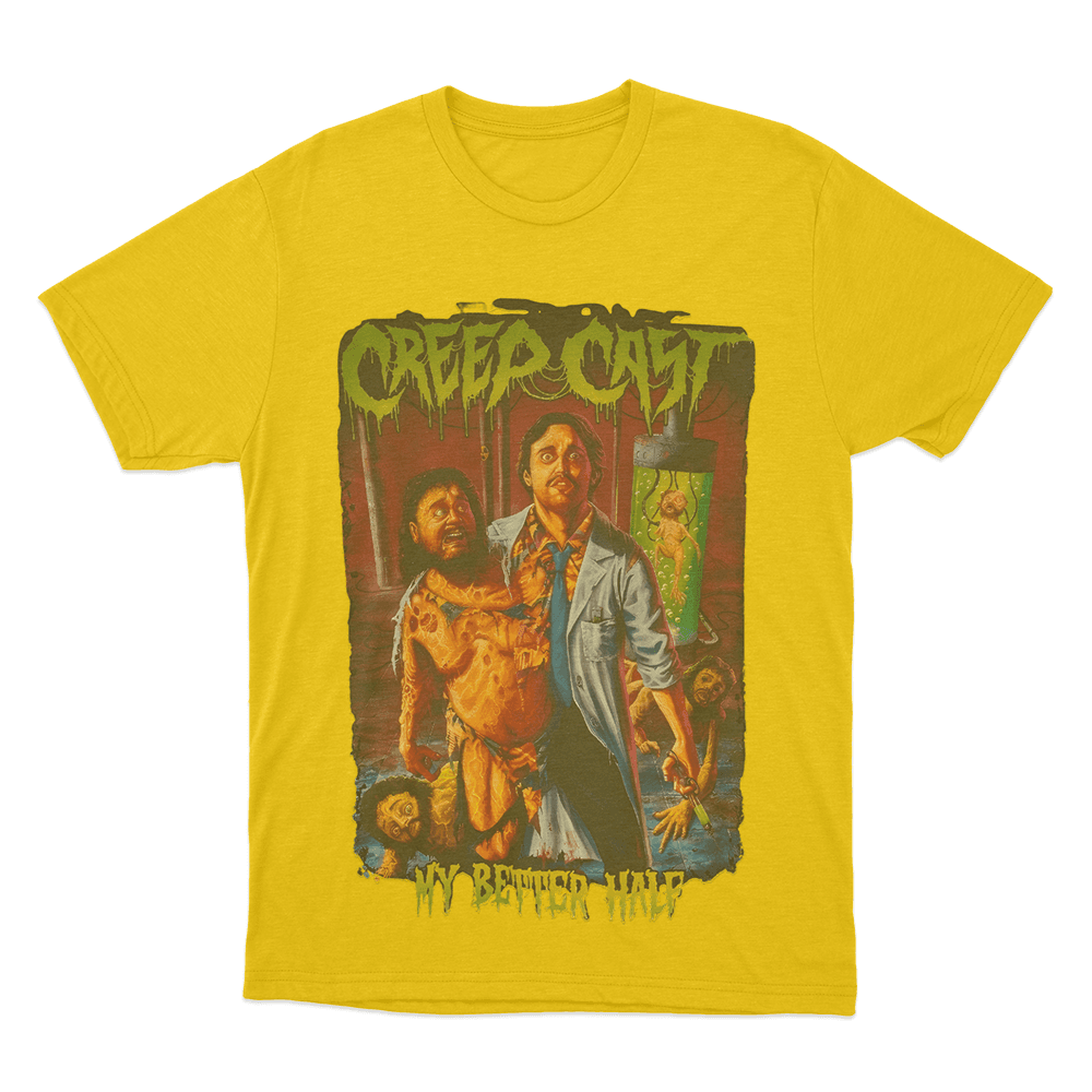 CreepCast My Better Half Unisex T Shirt Yellow CreepCast My Better Half Unisex T Shirt Yellow