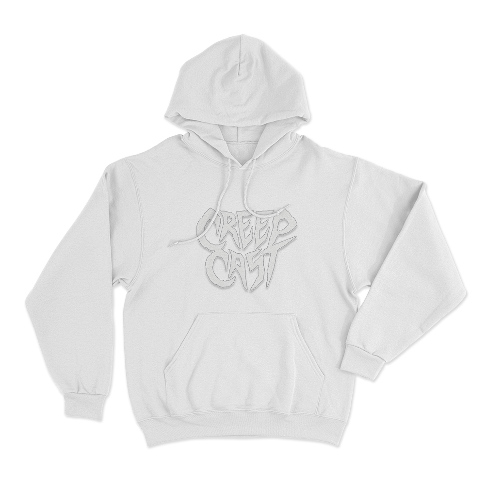 CreepCast Unisex Hoodie White CreepCast Unisex Hoodie White